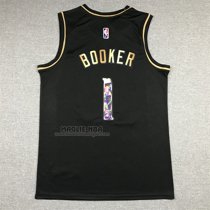 Maglia
 Devin Booker NO 1 Phoenix Suns Golden Edition 2021-22 Nero
